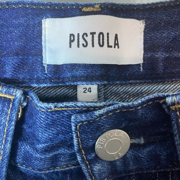 PISTOLA Cassie Super High Rise Straight Crop in Motive Size 24 - Picture 3 of 13